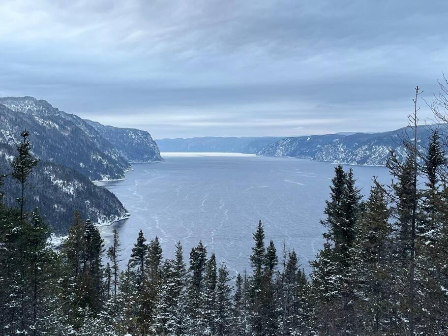 Appartement Mont Edouard, Hebergement Paisible A La Montagne LʼAnse-Saint-Jean Exterior foto